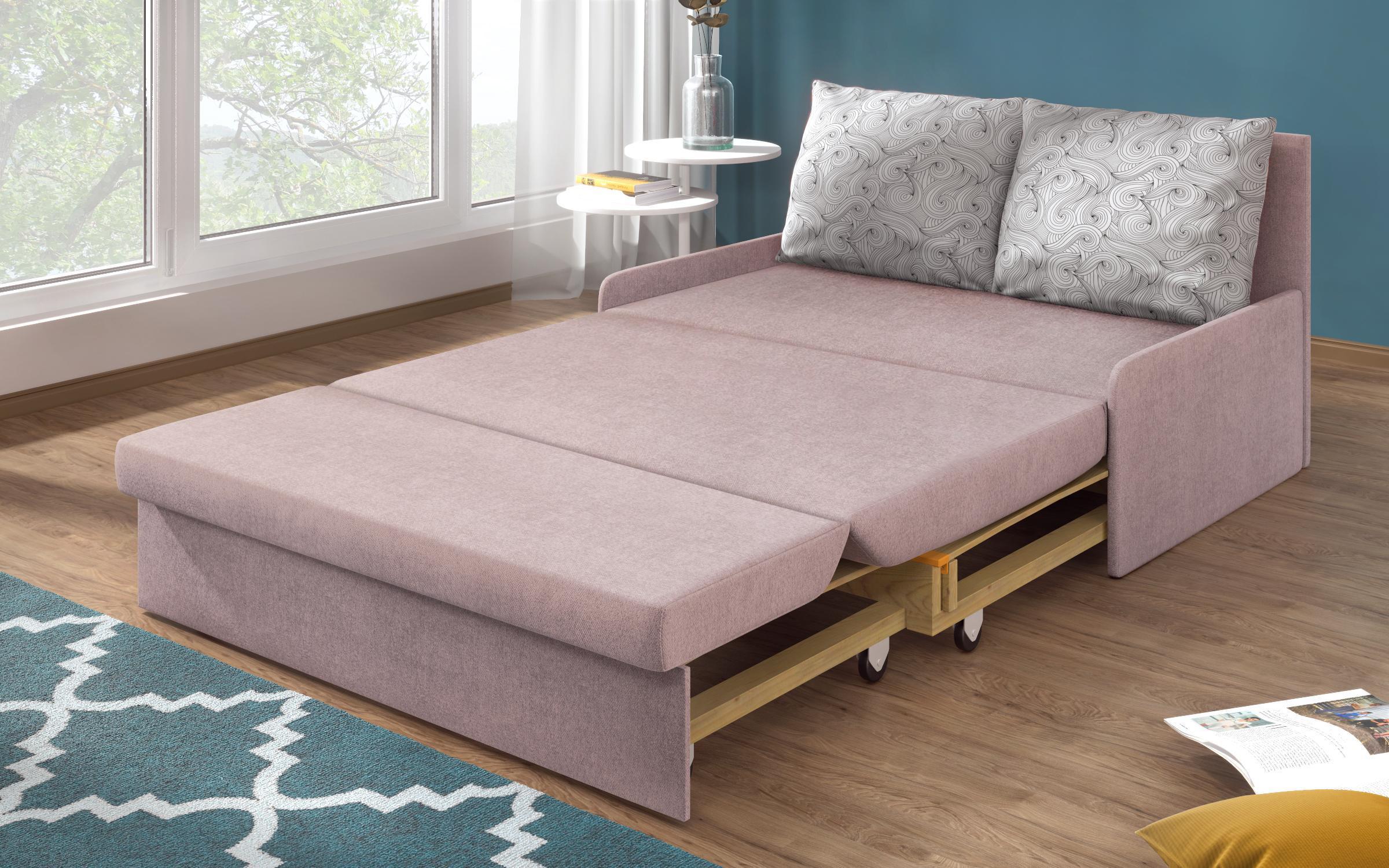 Canapea extensibila Mauwi, roz  6